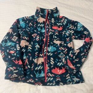 Columbia Patterned Fleece Jacket